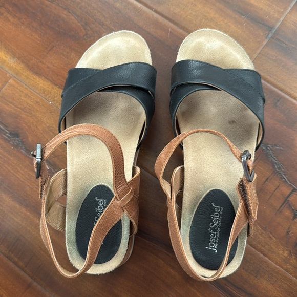 Josef Seibel Clea Platform Sandals Shoes - Picture 5 of 15
